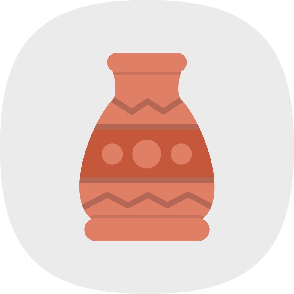 Amphora Vector Icon Design