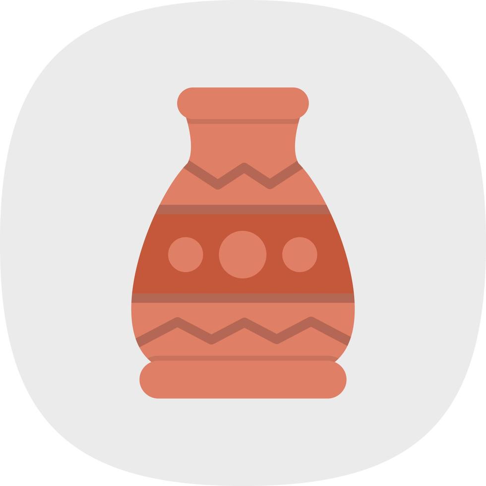 Amphora Vector Icon Design