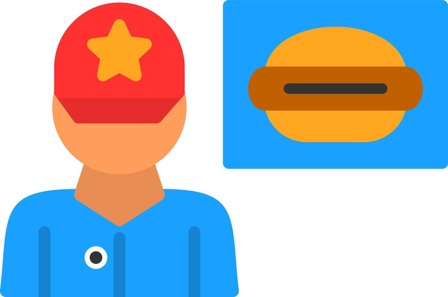 Delivery Man Vector Icon Design