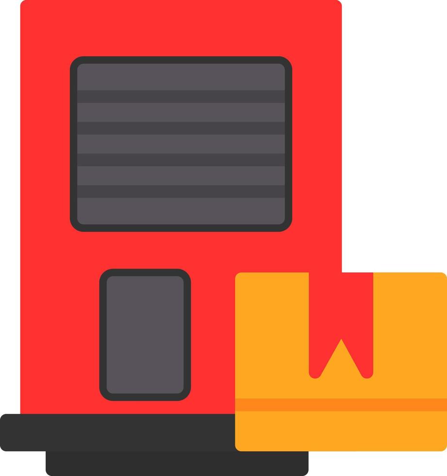 Door Delivery Vector Icon Design
