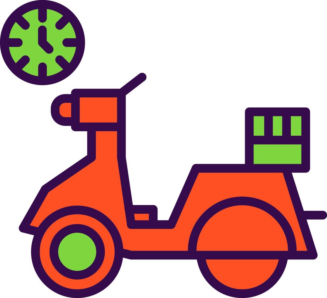 Delivery Time Vector Icon Design