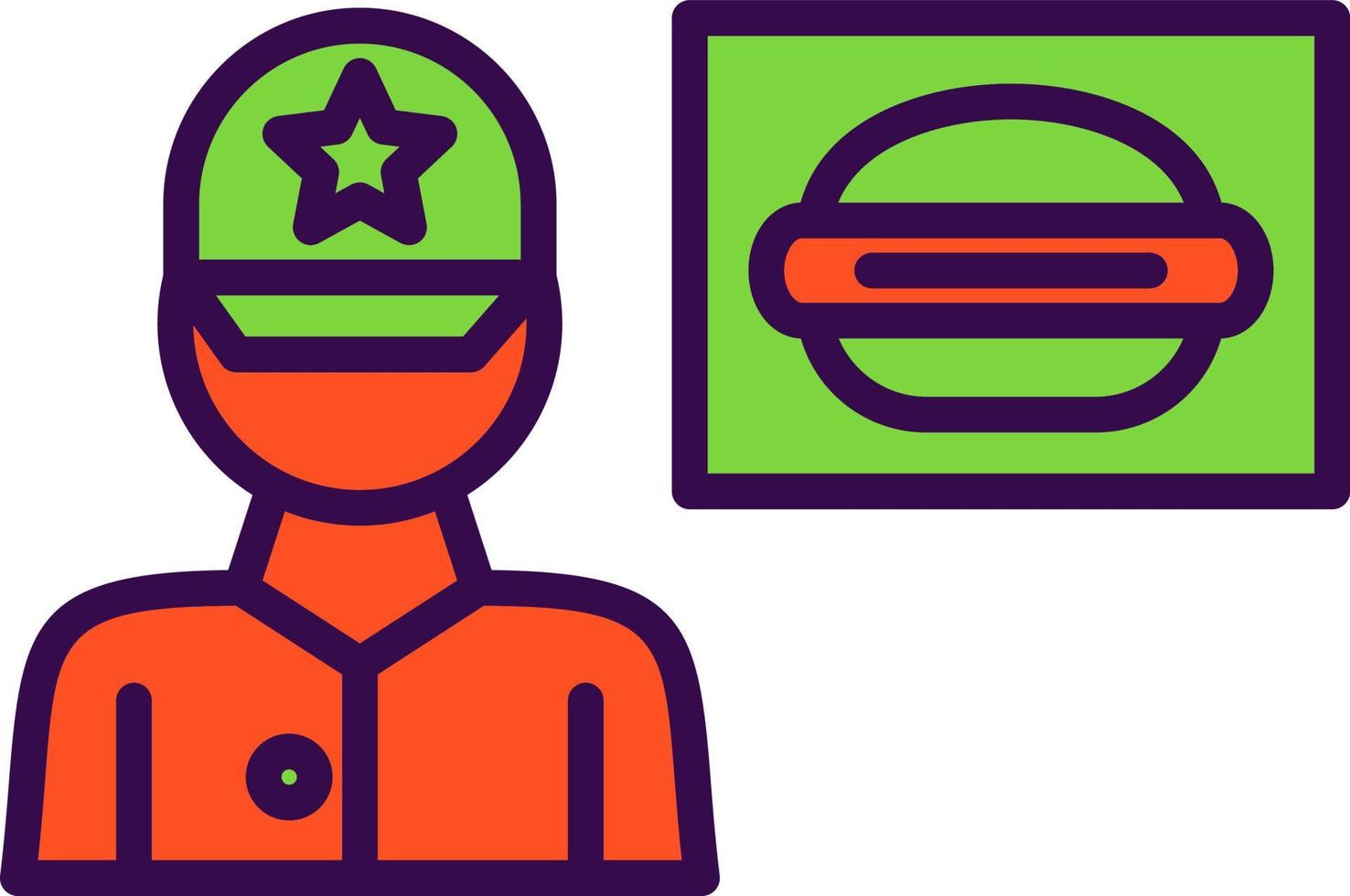 Delivery Man Vector Icon Design