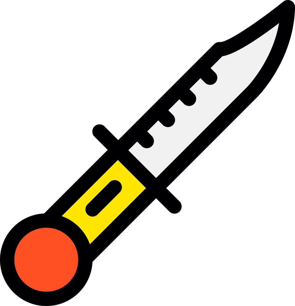 Dagger Vector Icon Design
