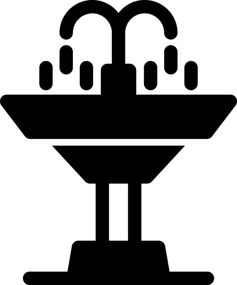 Fountain Vector Icon Design