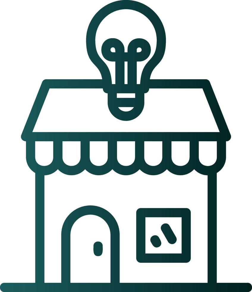 Electronics Shop Vector Icon Design