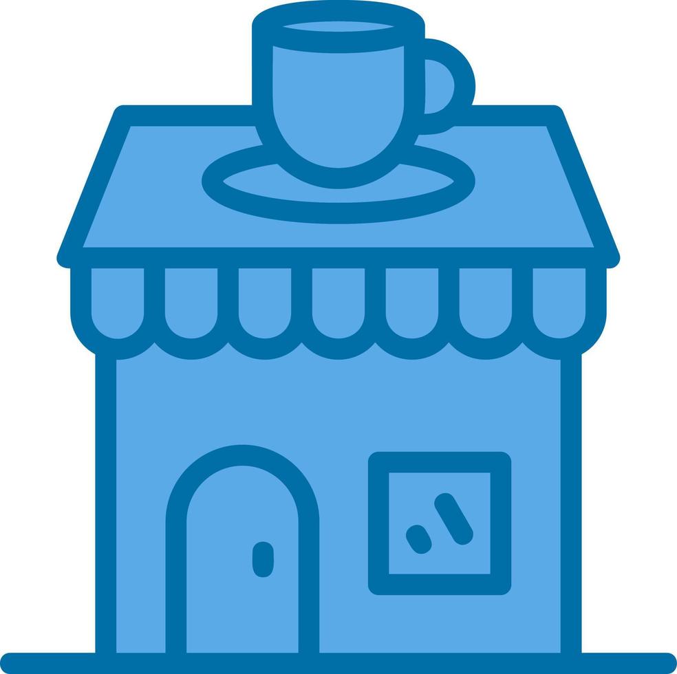 Coffee Shop Vector Icon Design