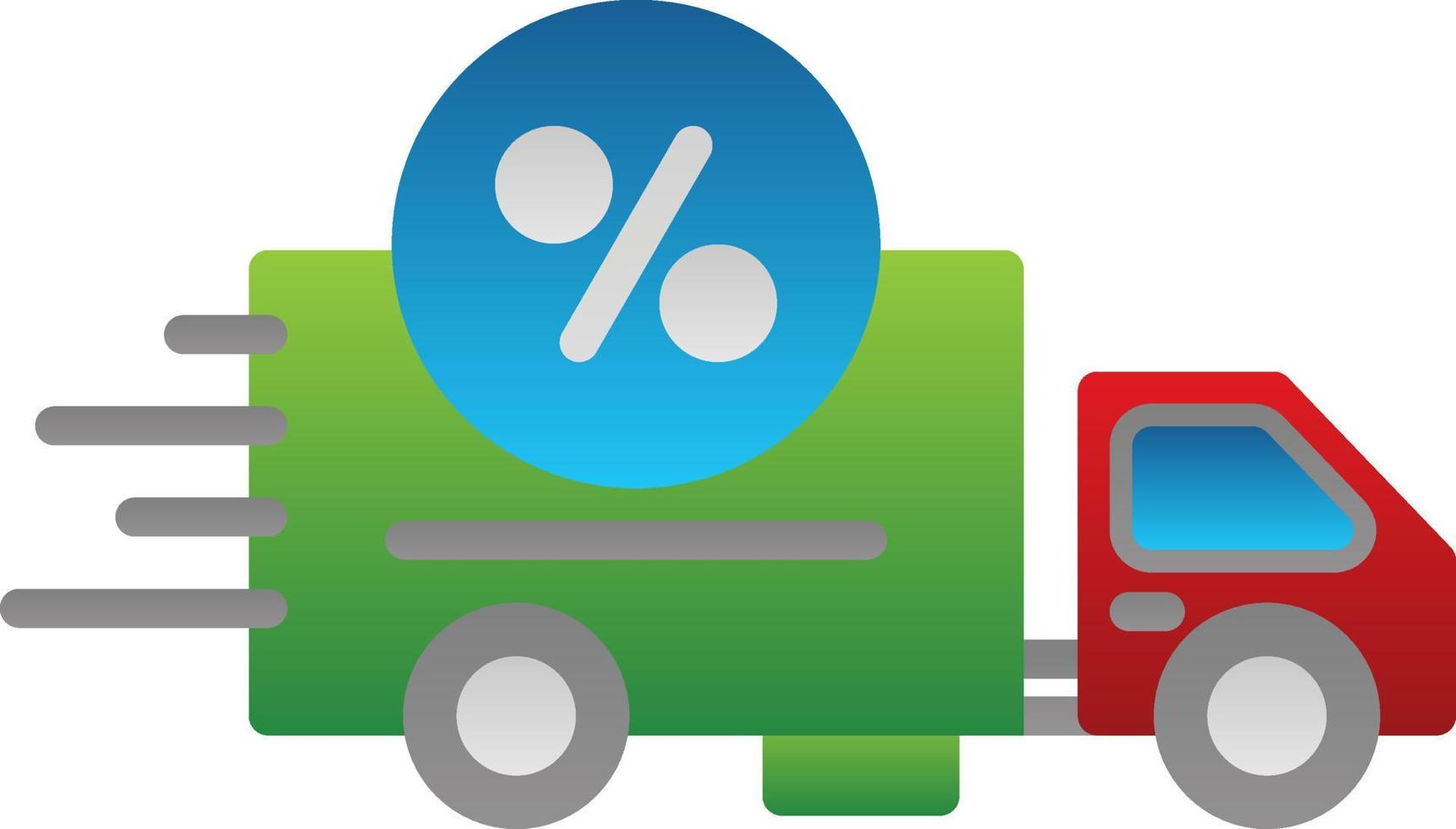 Discount Courier Vector Icon Design