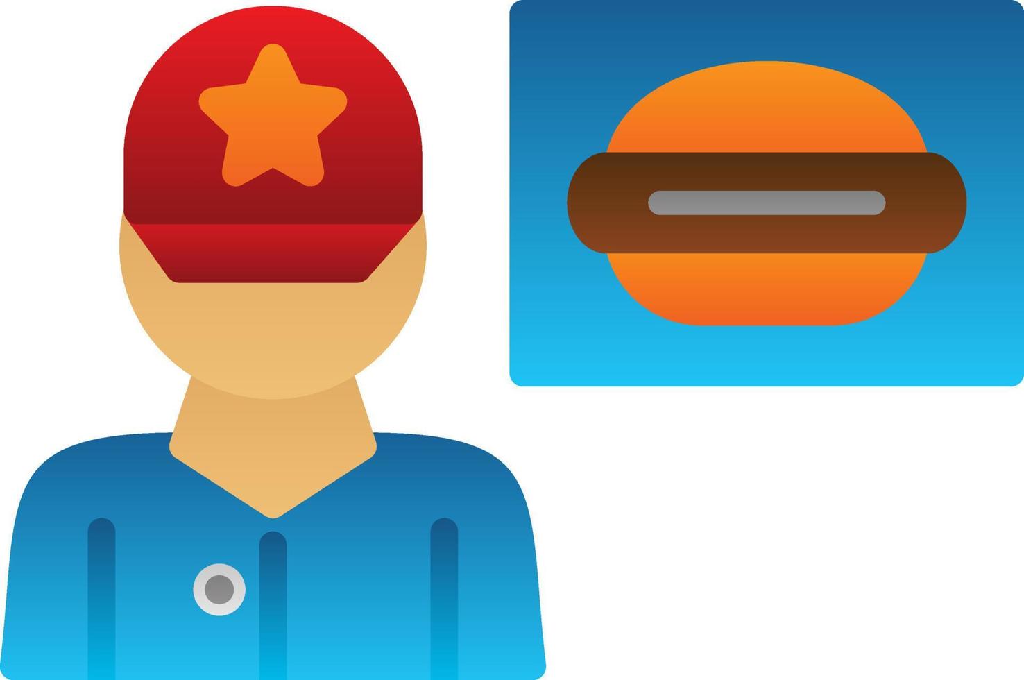 Delivery Man Vector Icon Design