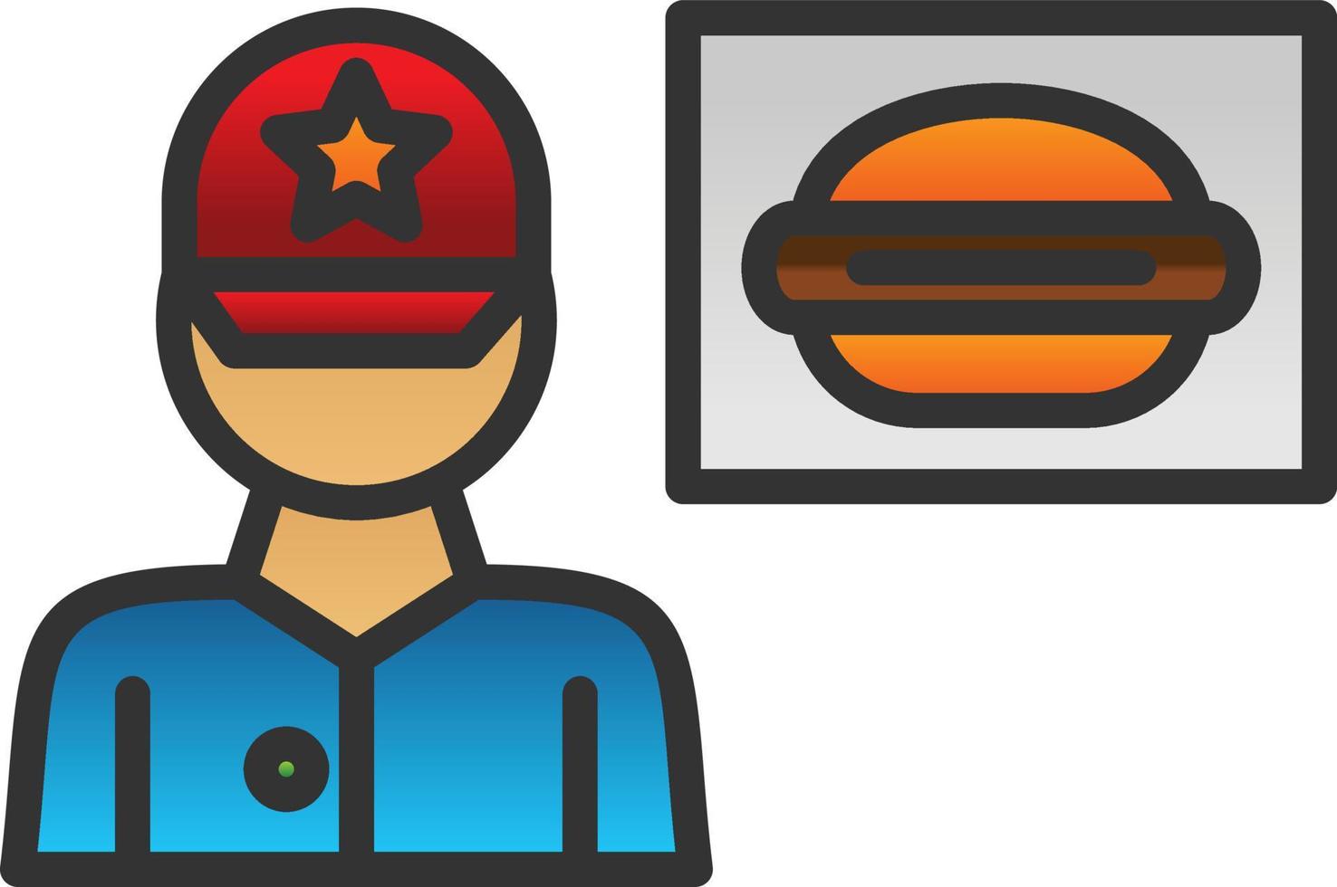 Delivery Man Vector Icon Design