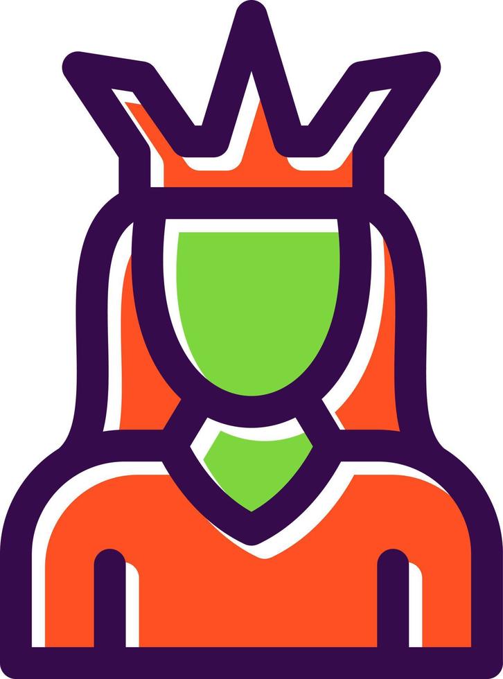 diseño de icono de vector de emperador