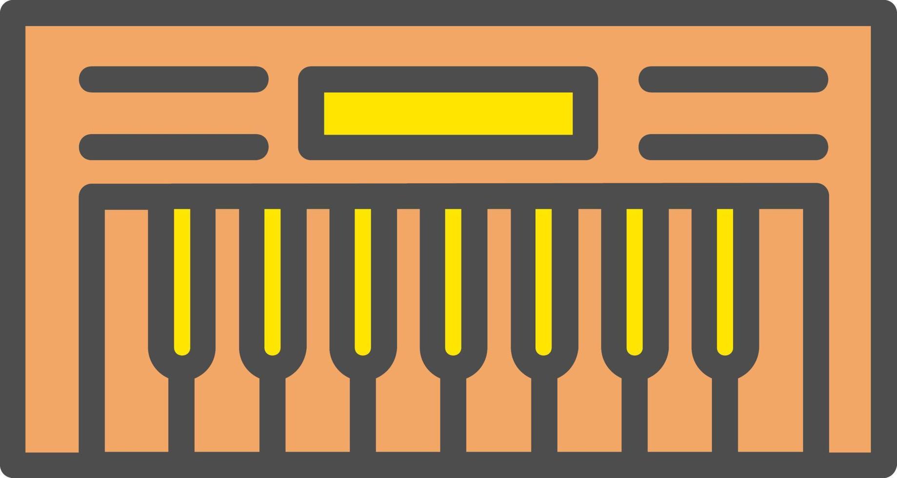 Piano Vector Icon