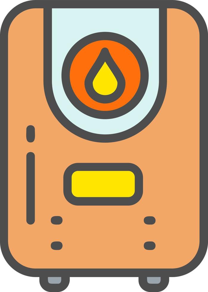 Water Heater Vector Icon