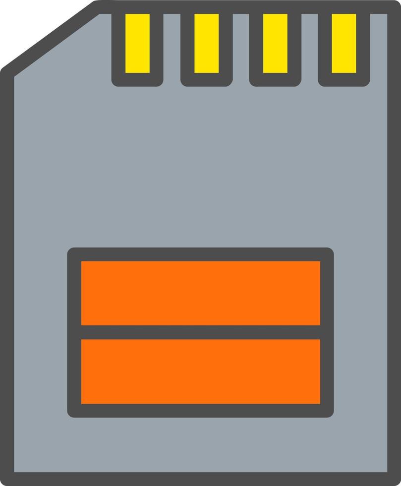 Memory Card Vector Icon