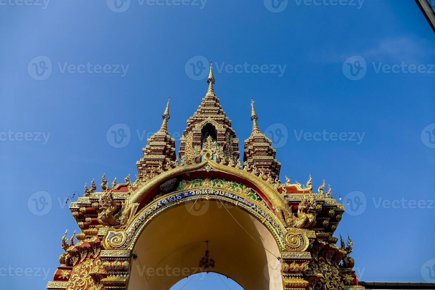 Ancient Buddhist temple in East Asia photo