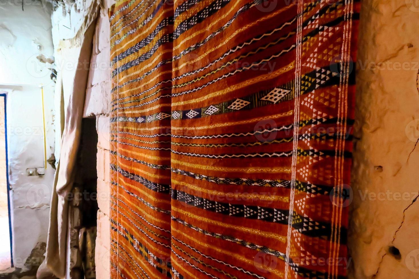 Textile in Morocco photo