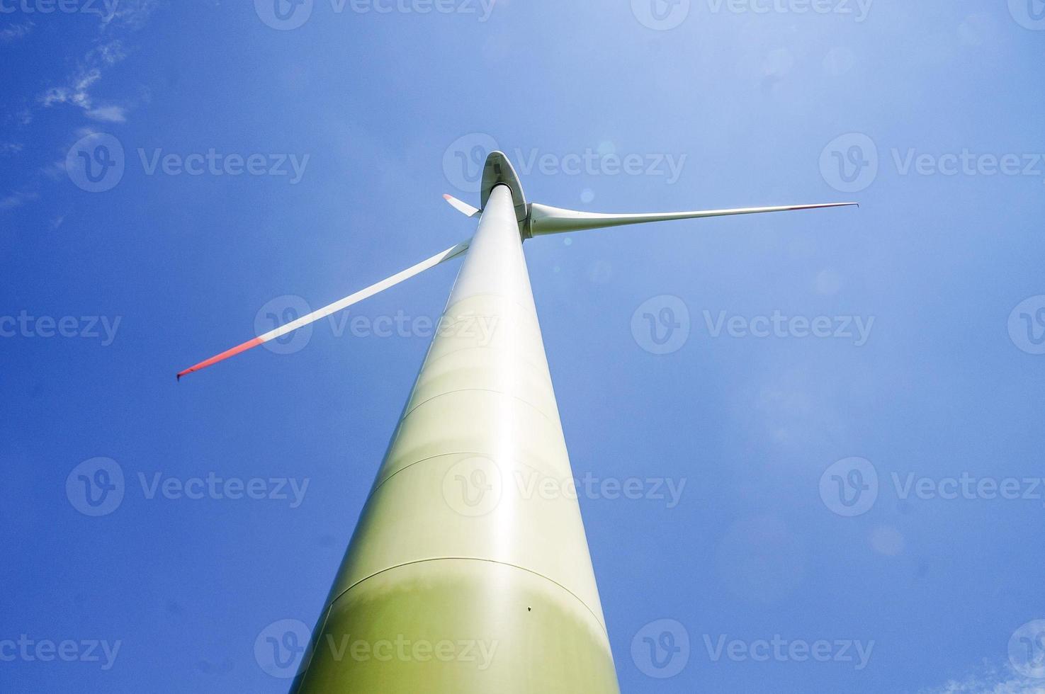 Wind turbine view photo