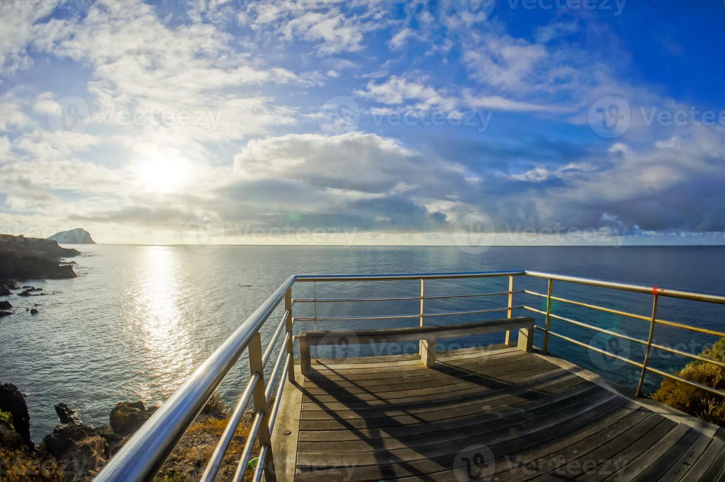 Beautiful pier view photo