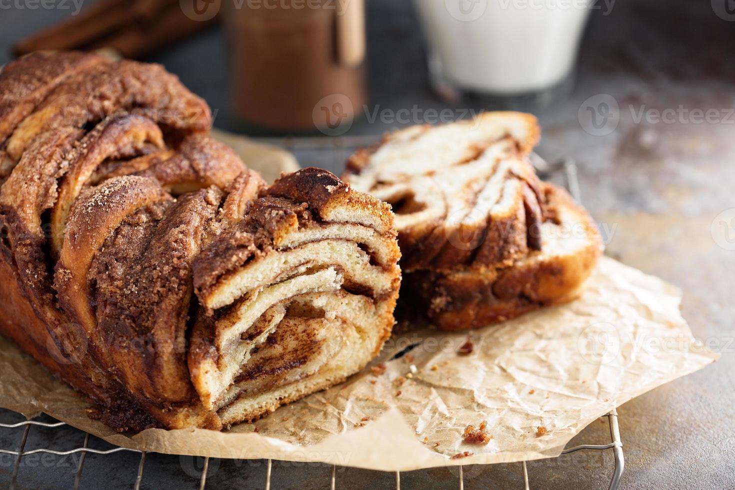 CInnamon chocolate babka photo