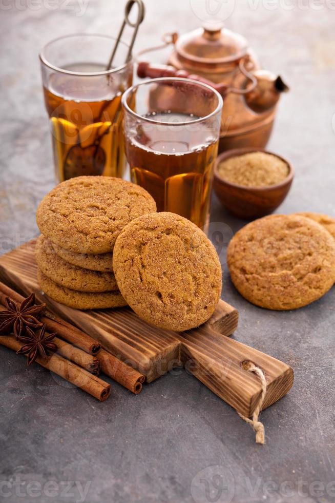 galletas de canela con te foto