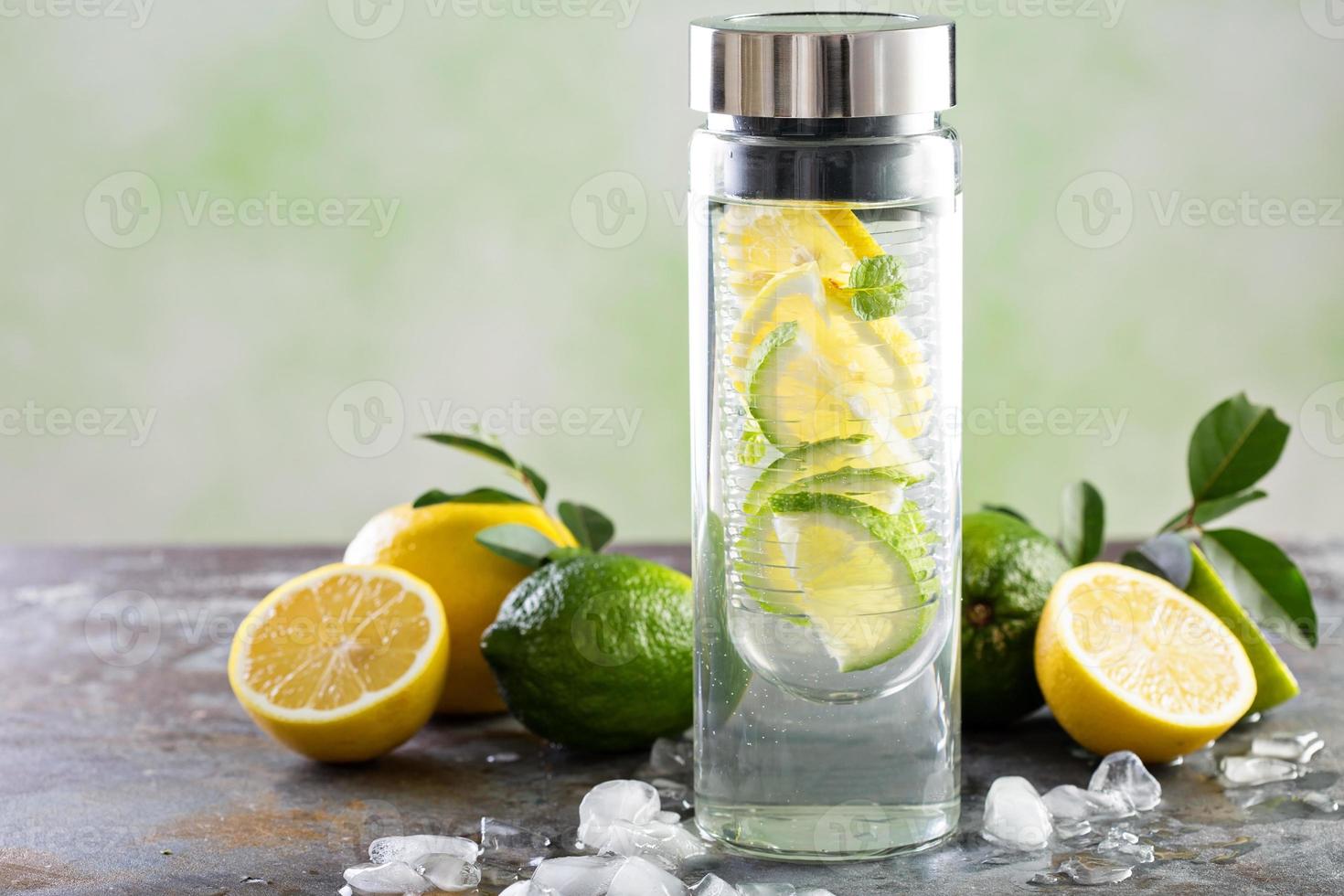 Infused detox water photo