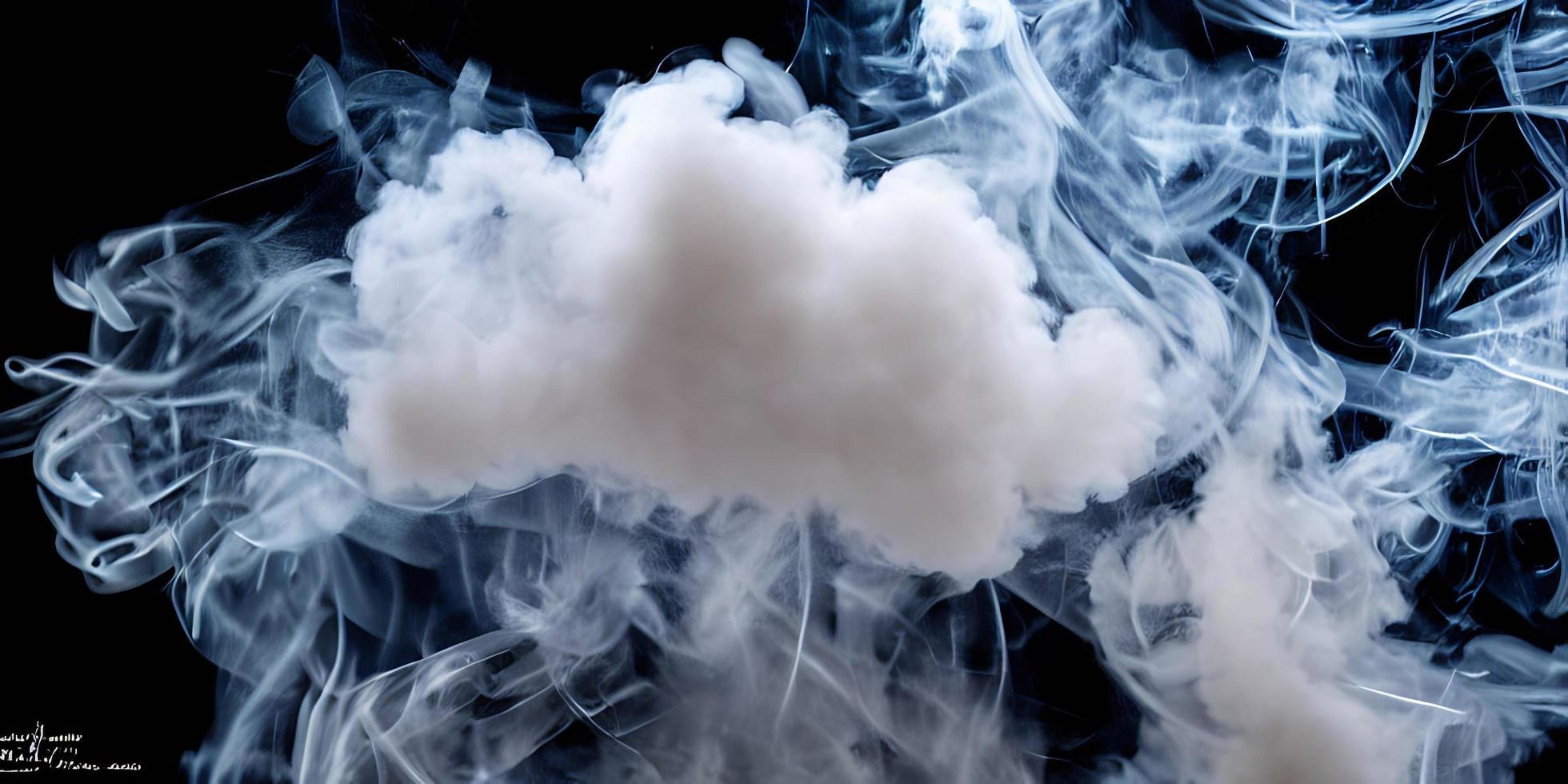 Smoke. Realistic Smoke Fog. Design element. photo