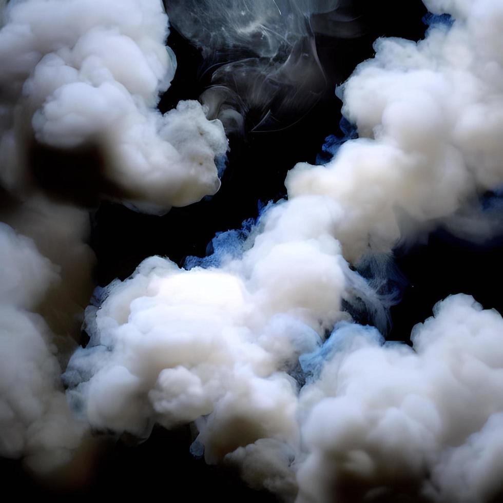 Smoke. Realistic Smoke Fog. Design element. photo