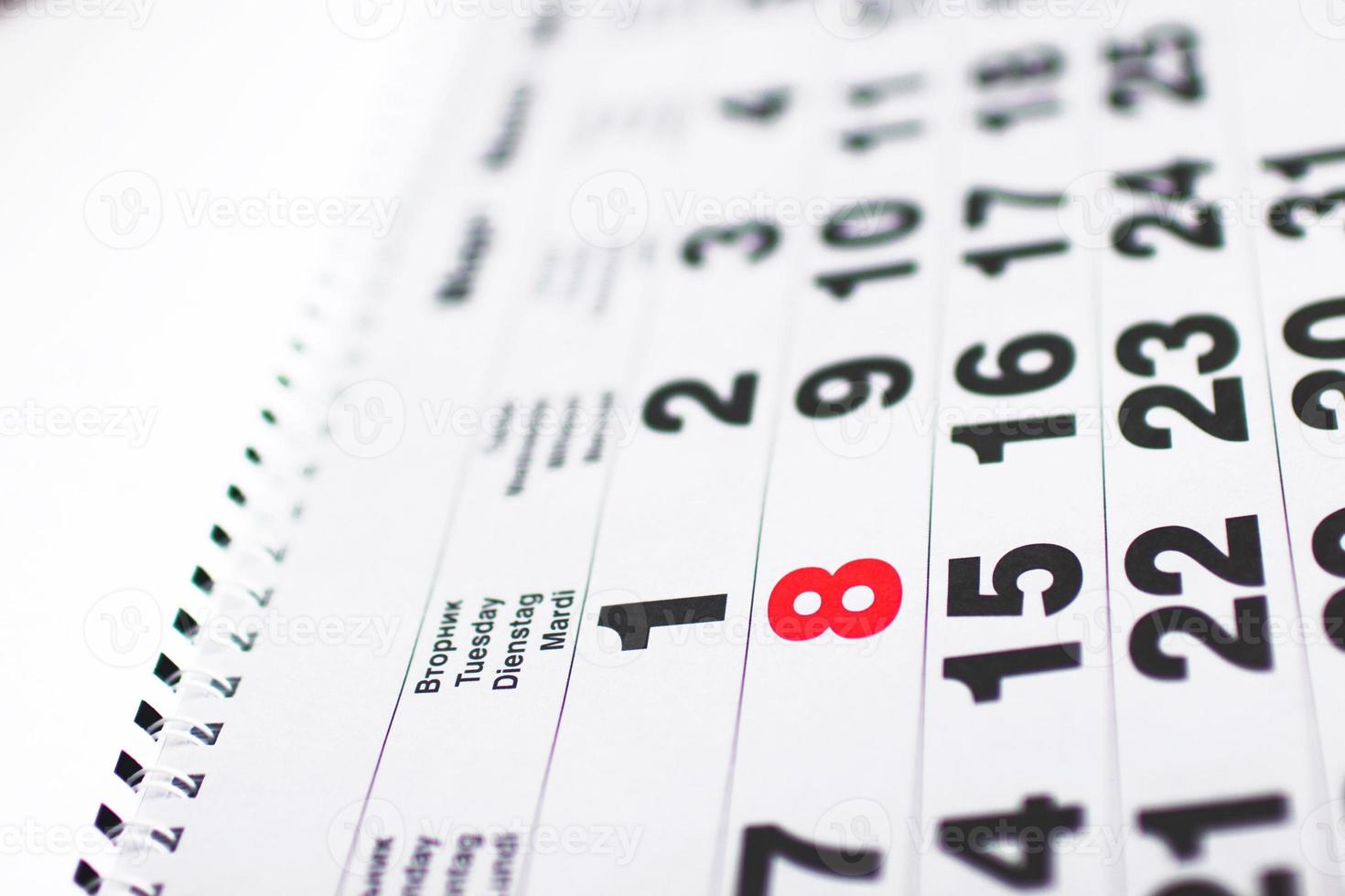 on the calendar March 8 photo
