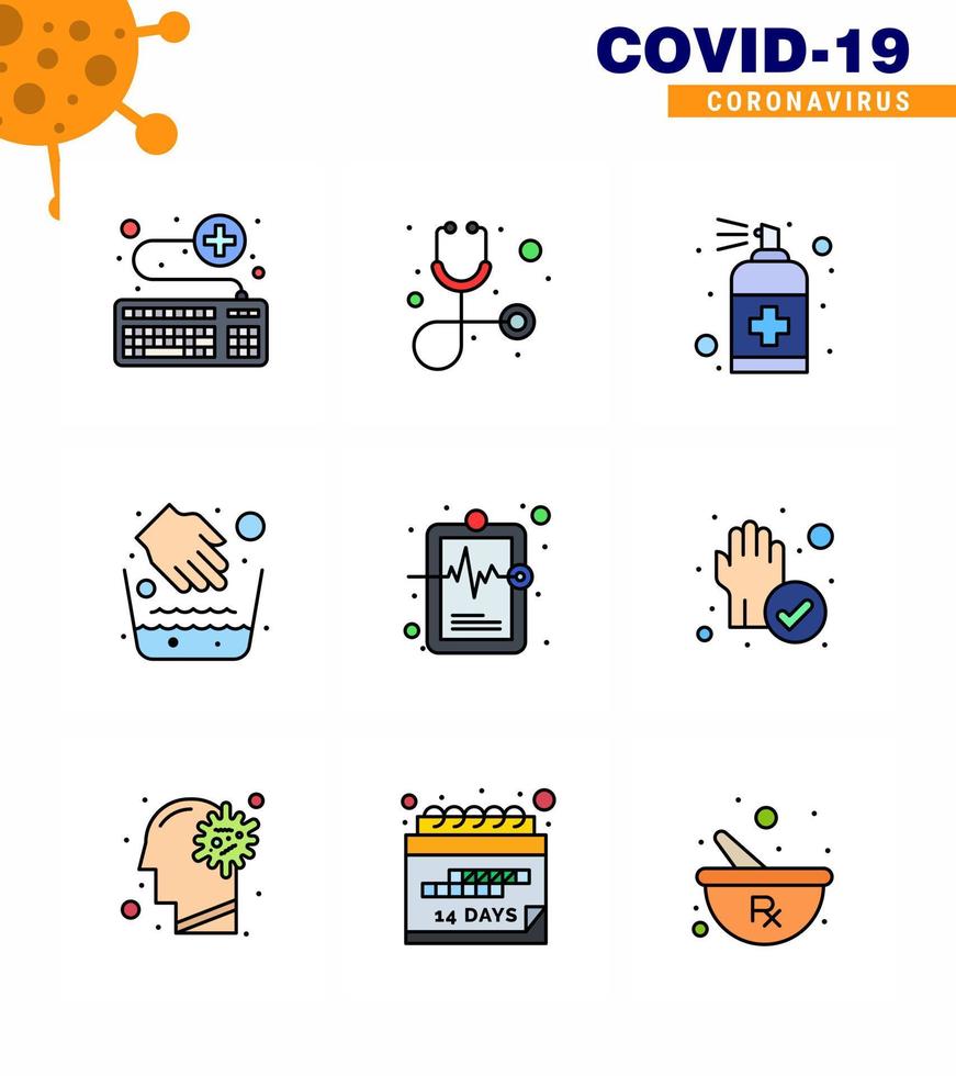 Coronavirus Prevention 25 icon Set Blue health medical spray hygiene soap viral coronavirus 2019nov disease Vector Design Elements