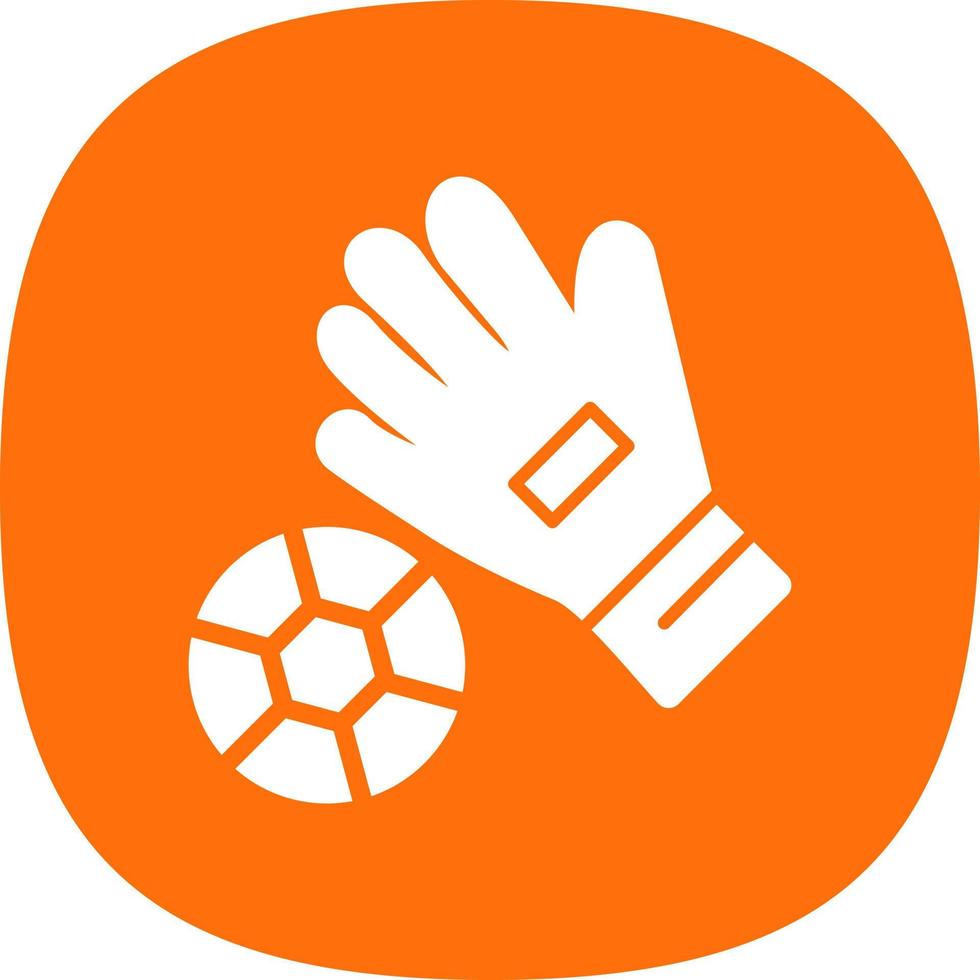 Goalie Vector Icon Design