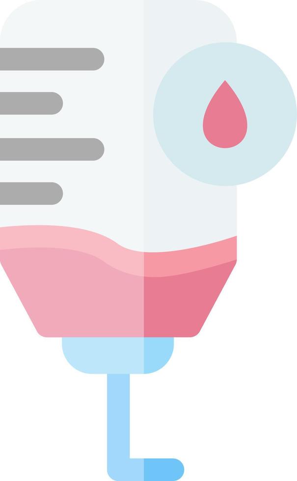 Blood Bag Vector Icon Design