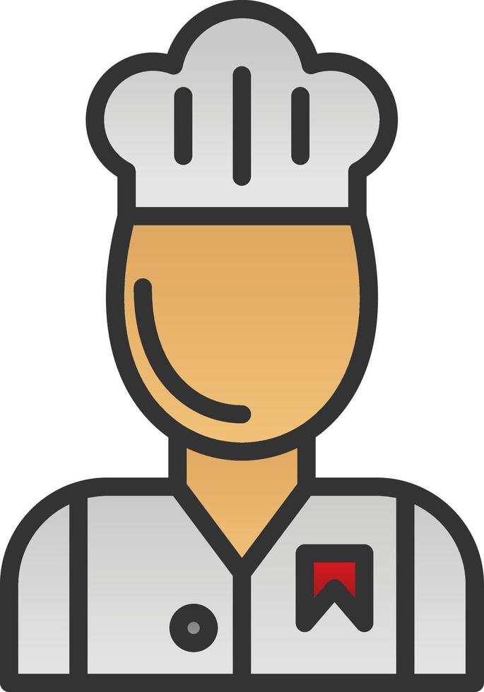 diseño de icono de vector de chef