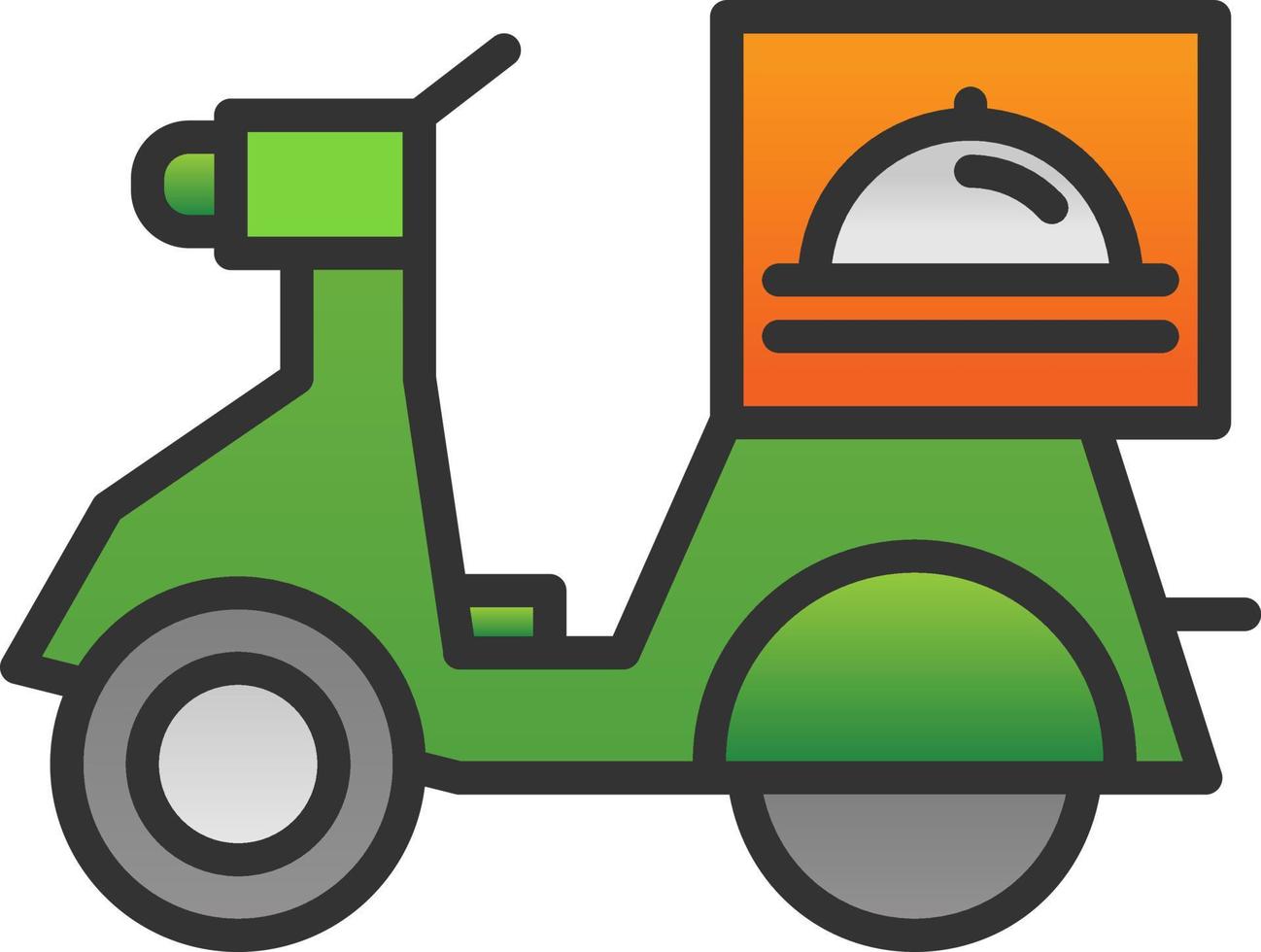 Food Delivery Vector Icon Design