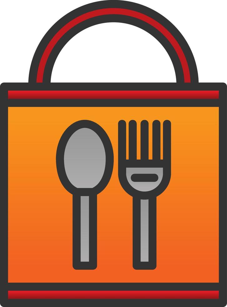 Food Pack Vector Icon Design