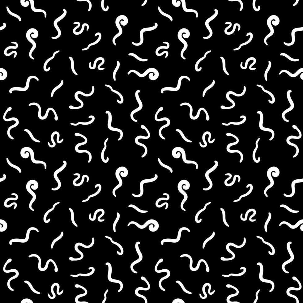Ascariasis Parasites vector concept Seamless minimal pattern