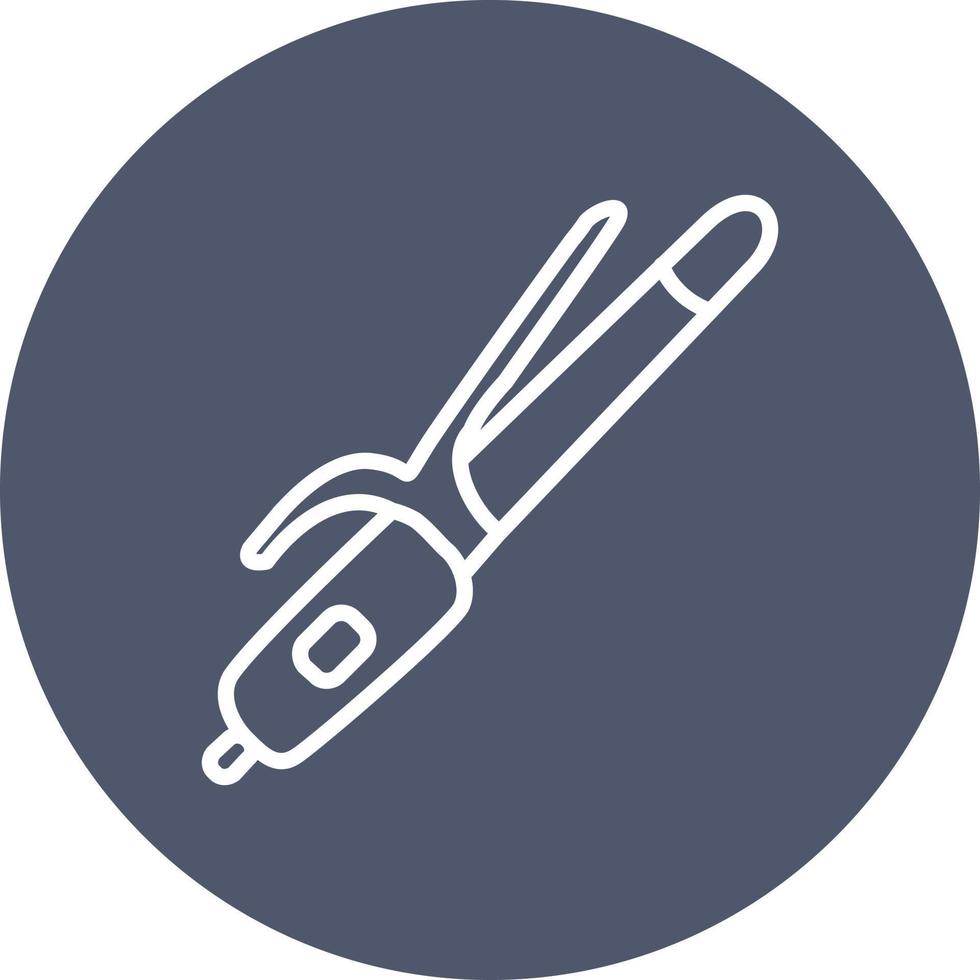 Curling Iron Vector Icon