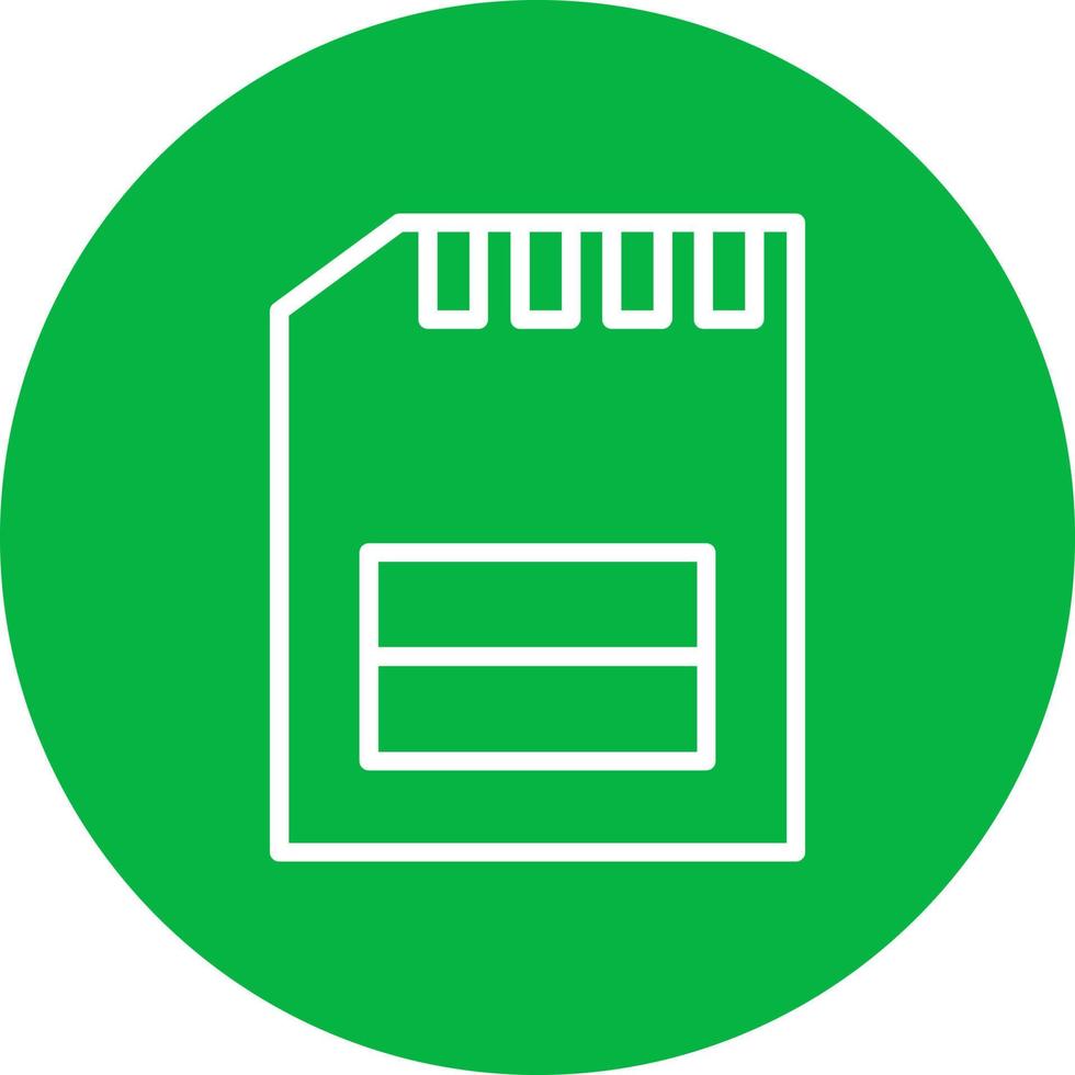 Memory Card Vector Icon