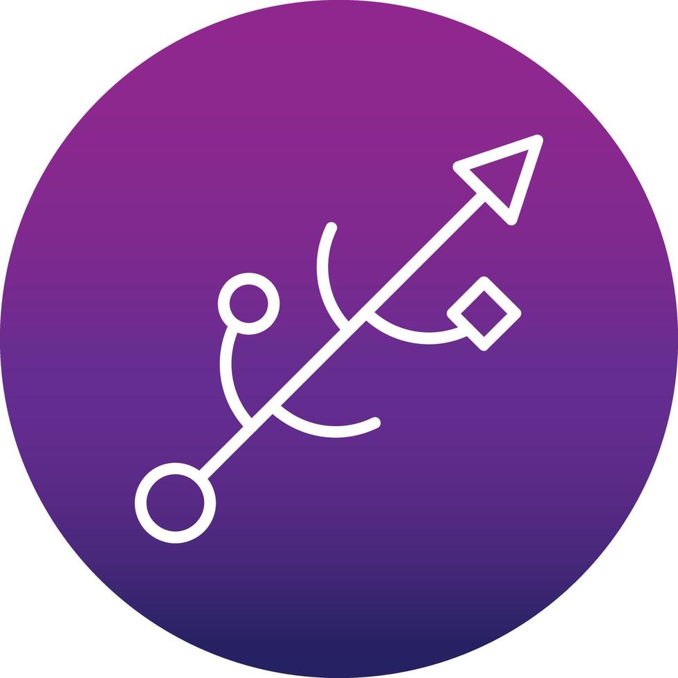 Usb Connector Vector Icon
