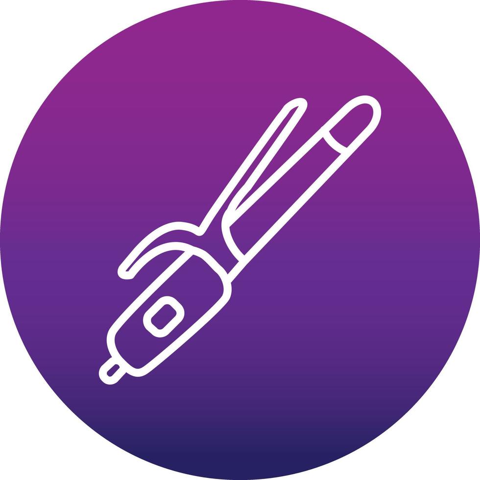 Curling Iron Vector Icon