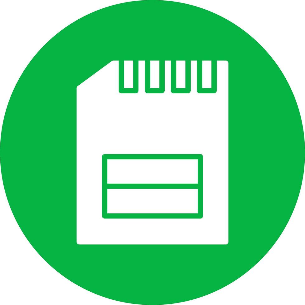 Memory Card Vector Icon