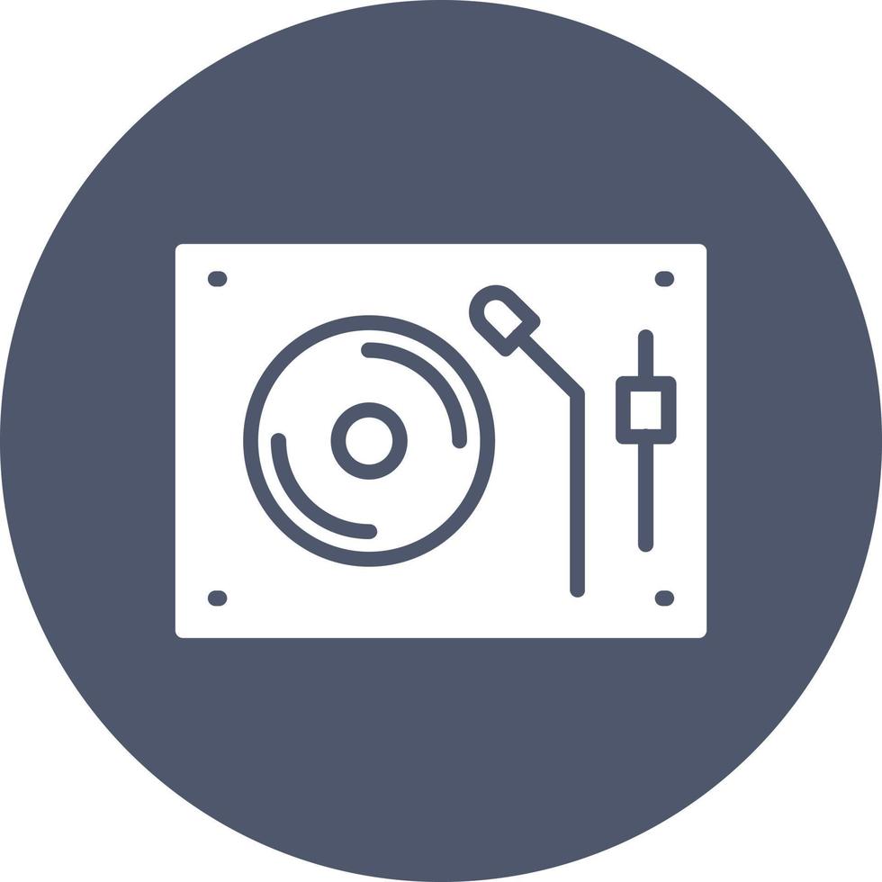 Turntable Vector Icon