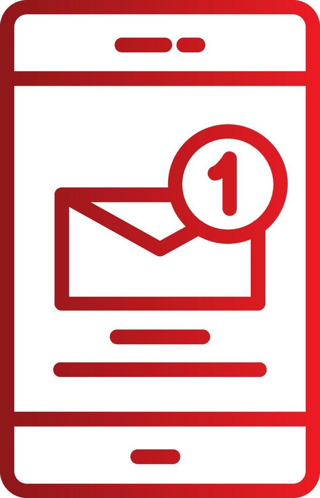 Incoming Message Vector Icon