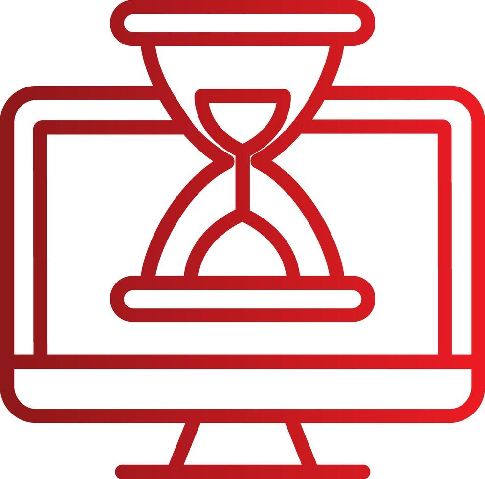 icono de vector de reloj de arena