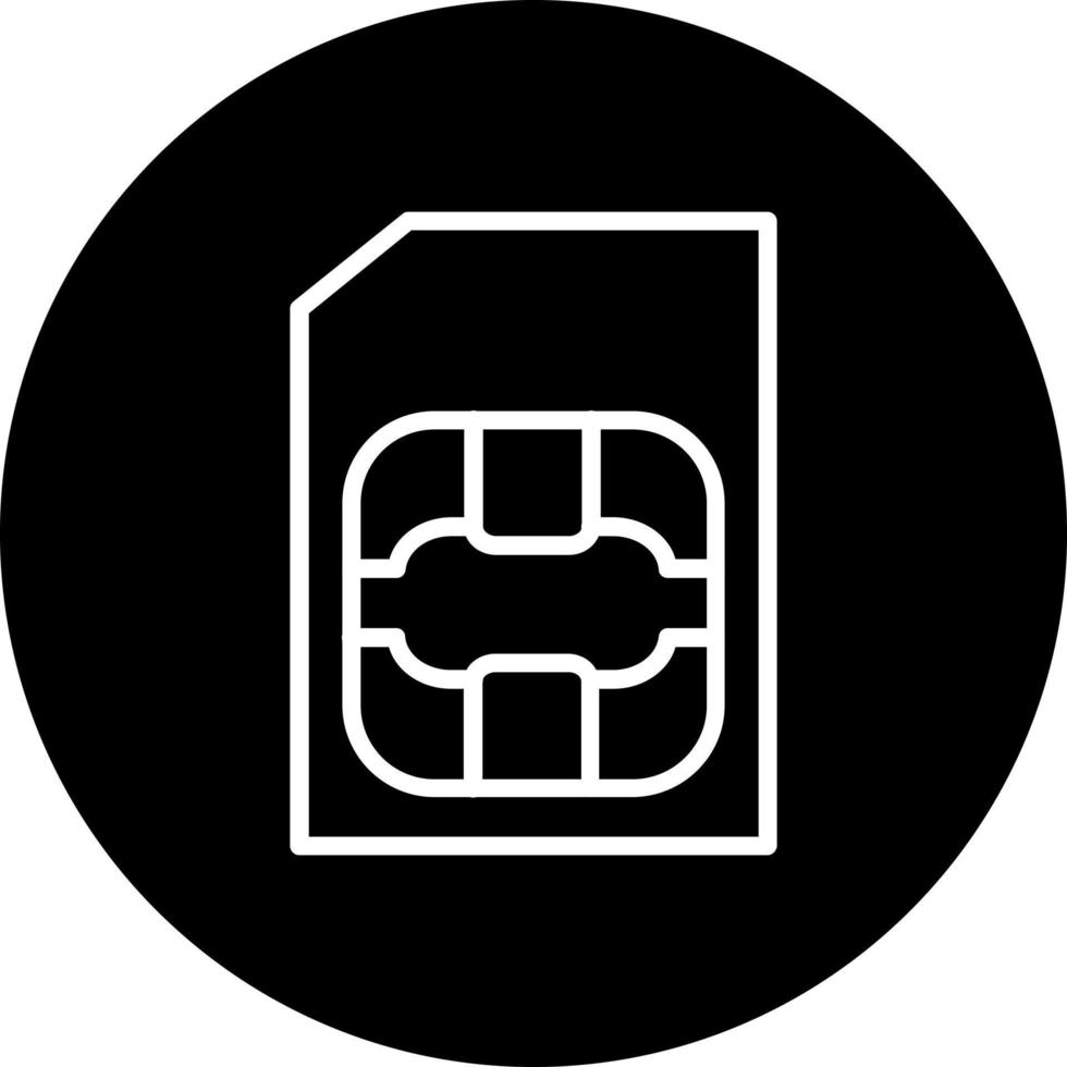 Sim Card Vector Icon 15768359 Vector Art at Vecteezy