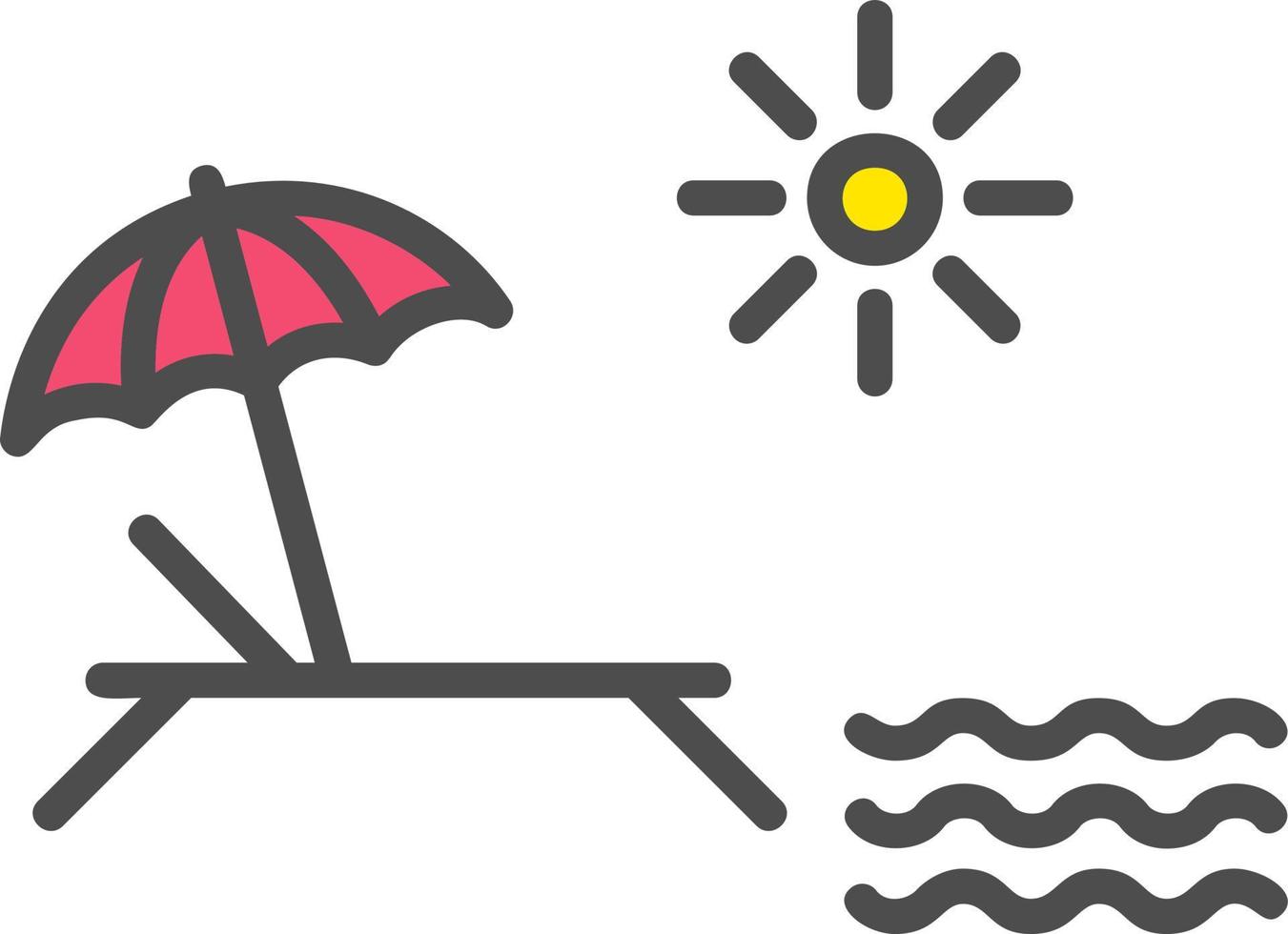 Beach Vector Icon