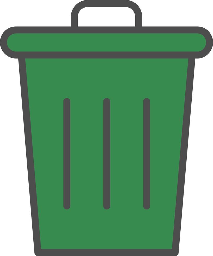 Trash Can Vector Icon