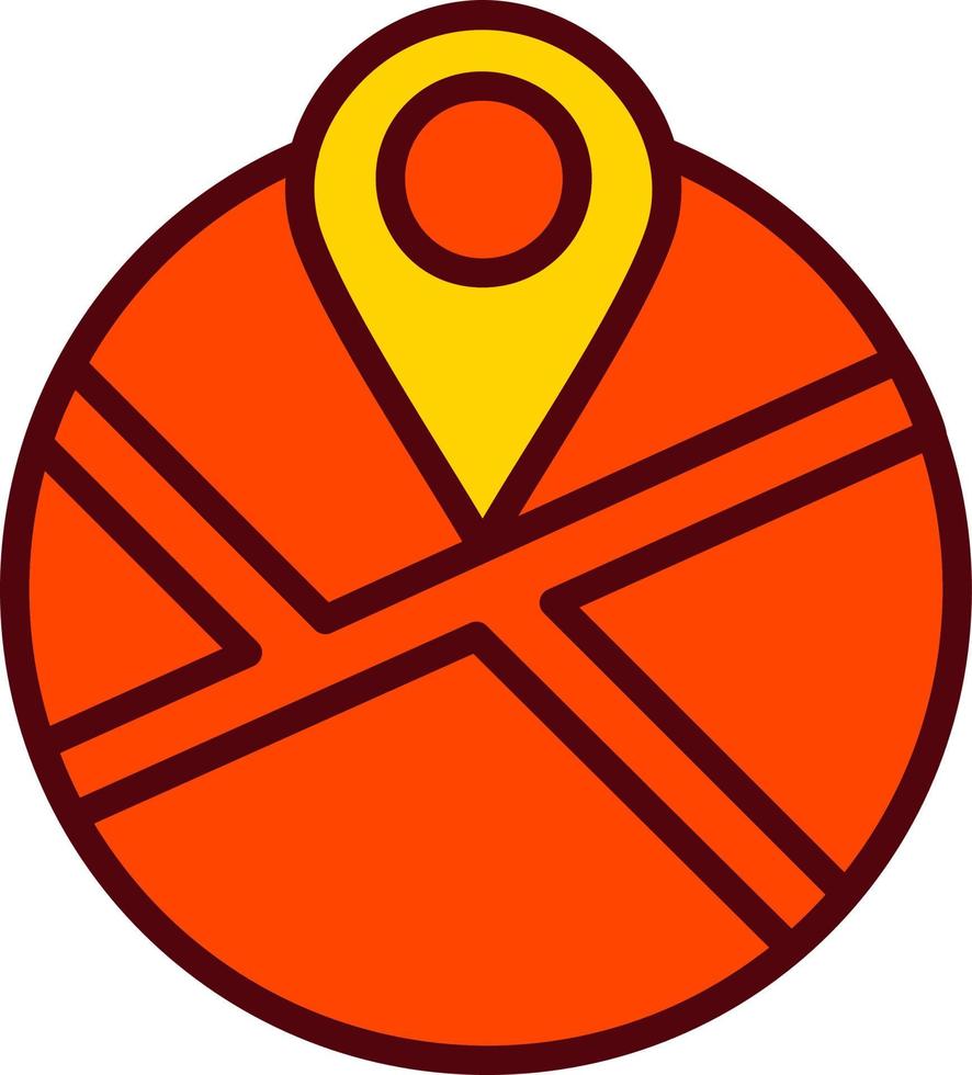 Street Map Vector Icon