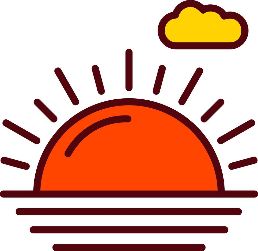 Sunrise Vector Icon