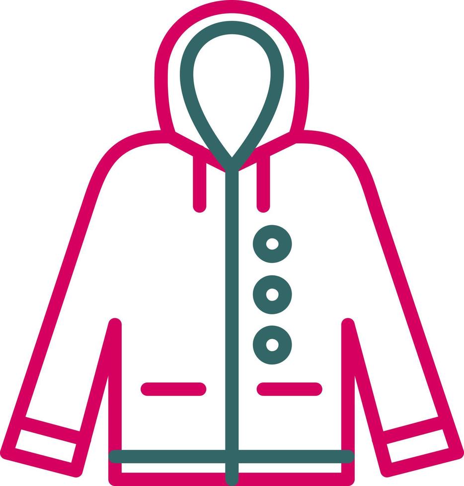 Raincoat Vector Icon