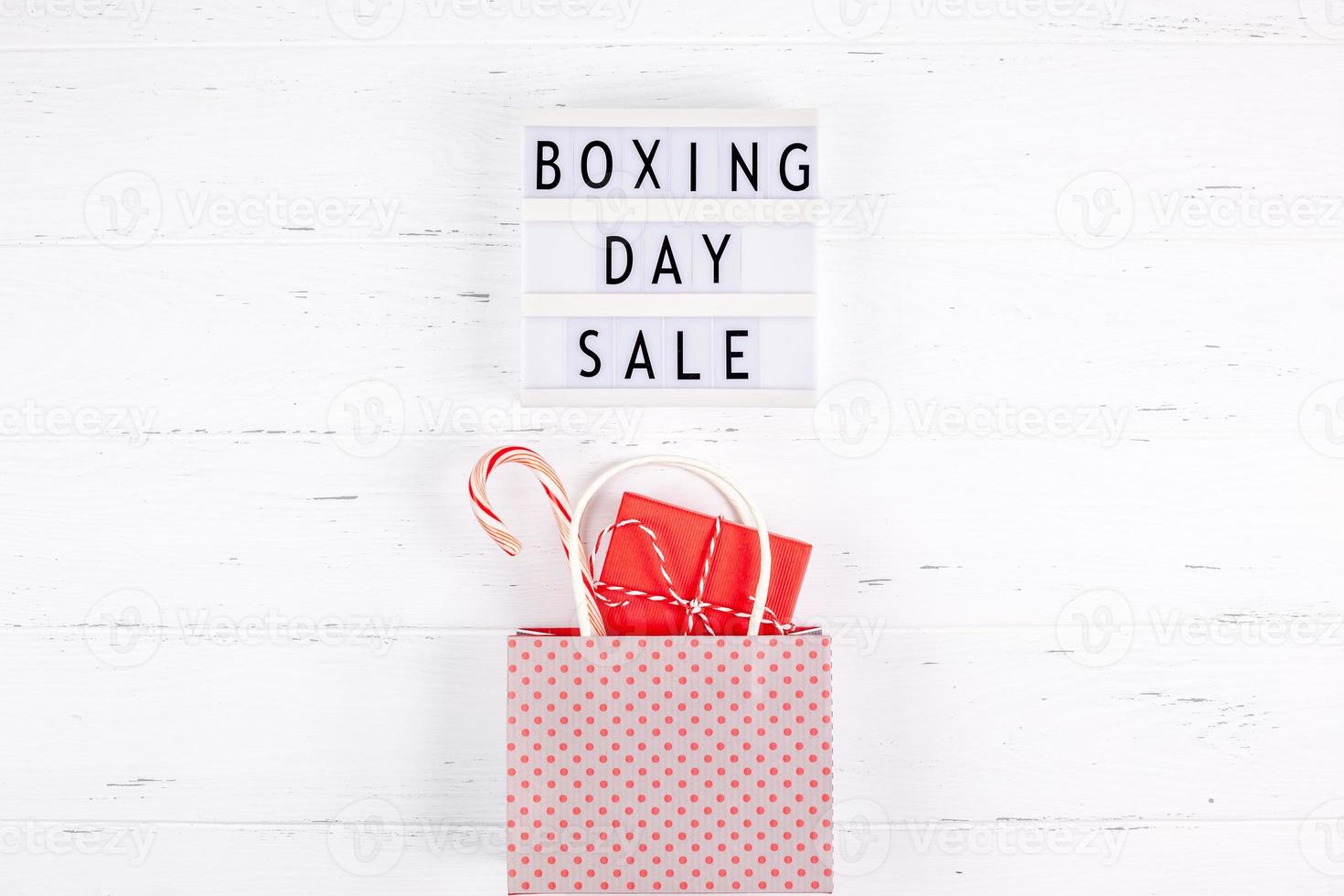 Boxing day sale seasonal promotion photo