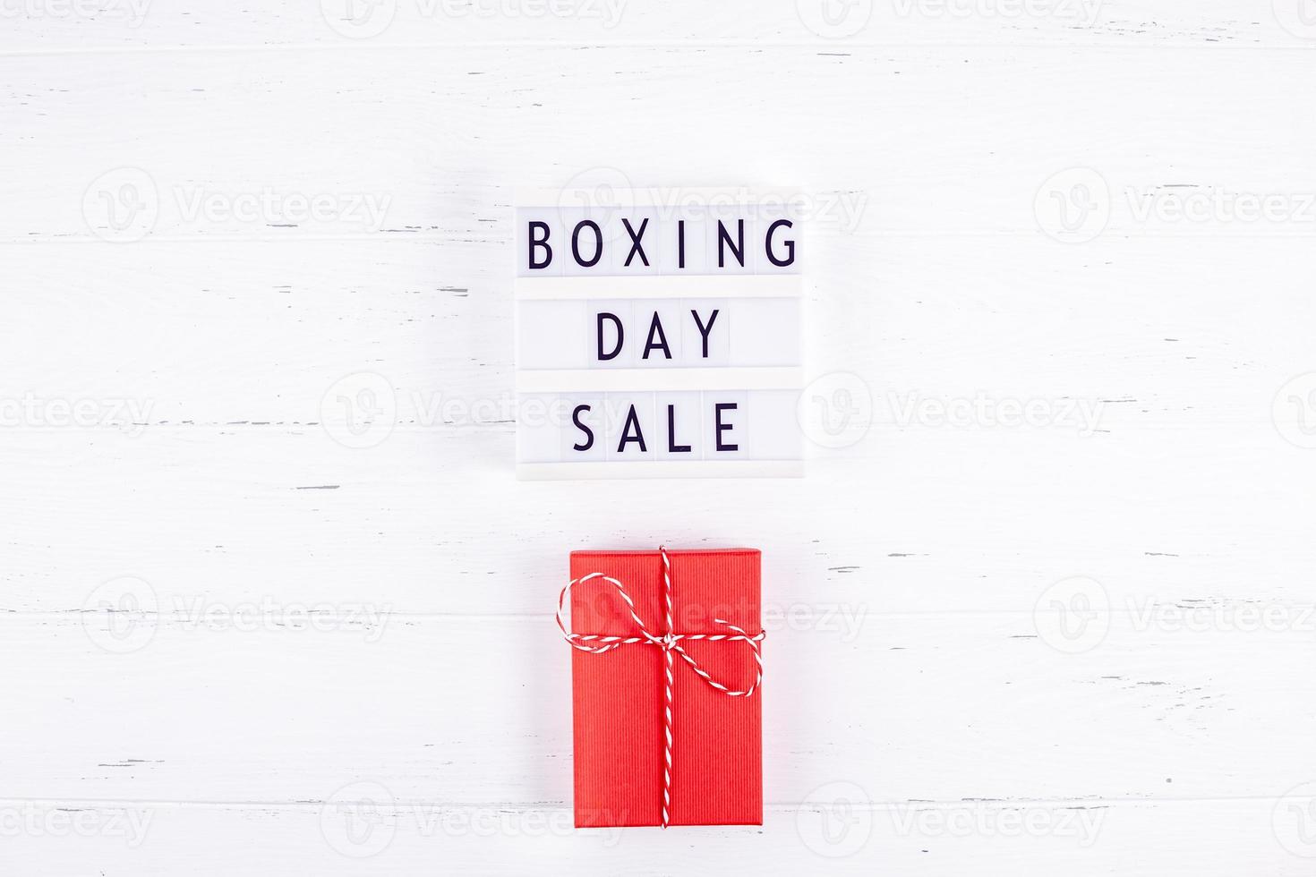 Boxing day sale seasonal promotion photo